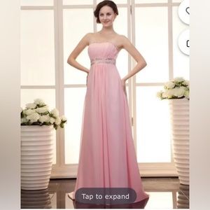 JJ’s House blushing pink prom/special occasions dress, size 4